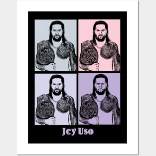 Jey Uso Pop Art Posters and Art